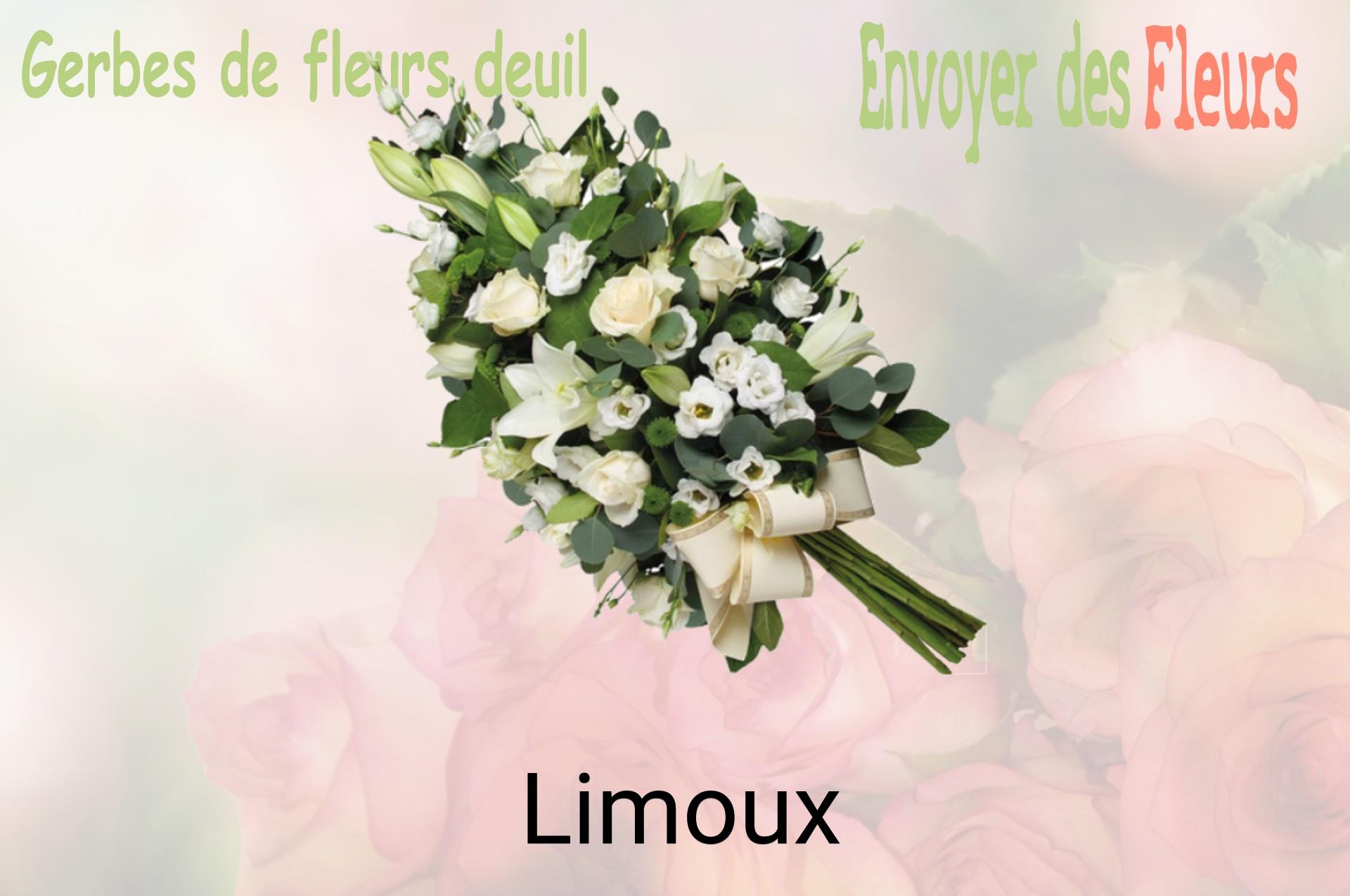 Gerbe de fleurs de deuil livrée à Limoux